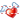 Flying heart icon