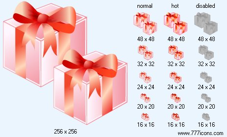 Gift Boxes Icon Images