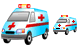 Ambulance car icons