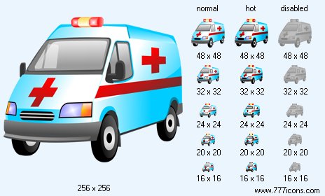 Ambulance Car Icon Images