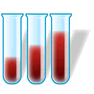 Blood Test with Shadow icon