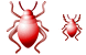 Bug icons