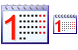 Calendar icons