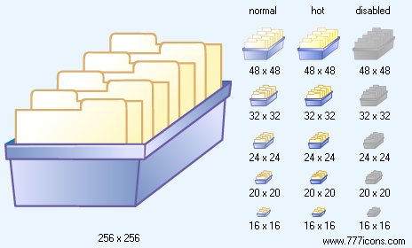 Card File Icon Images