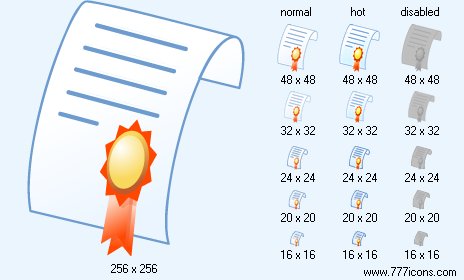 Certificate Icon Images