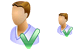 Check patient icons
