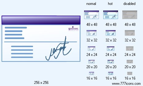 Cheque Icon Images