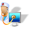 Computer Doctor with Shadow icon