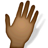 Dark Hand with Shadow icon