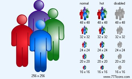 Demography Icon Images