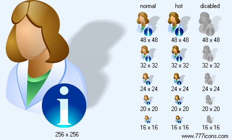 Doctor Info with Shadow Icon Images