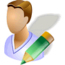Edit Patient with Shadow icon
