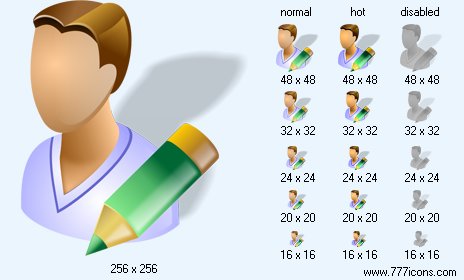 Edit Patient with Shadow Icon Images
