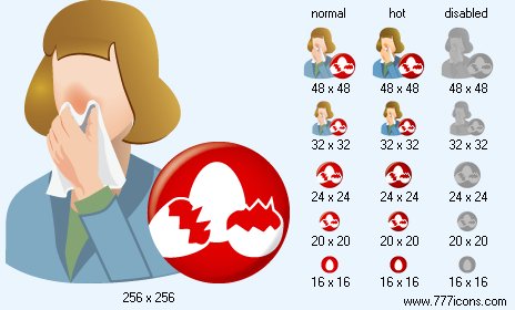 Egg Allergy Icon Images