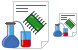 Electronic lab results icons