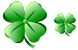 Four-leafed clover icons