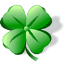 Four-Leafed Clover with Shadow icon