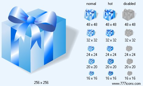 Gift with Shadow Icon Images