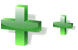 Green cross 3d SH icons