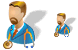 Head physician SH icons