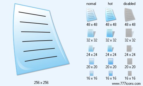 Label with Shadow Icon Images