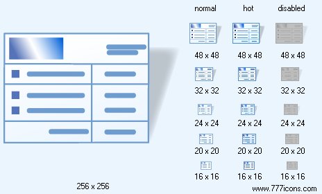 Medical Invoice with Shadow Icon Images