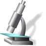 Microscope with Shadow icon