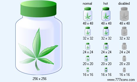 Natural Drug Icon Images