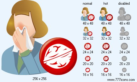 Nut Allergy Icon Images