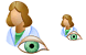 Optometrist icons