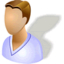Patient-Man with Shadow icon
