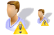 Patient warning SH icons