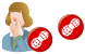 Peanut allergy icons
