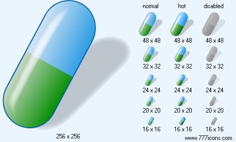Pill with Shadow Icon Images