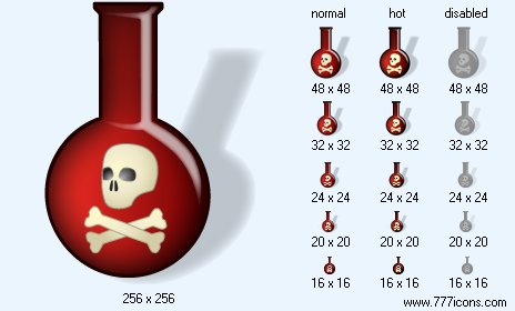 Poison with Shadow Icon Images