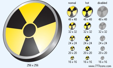 Radiation Icon Images