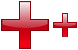 Red cross icons