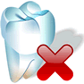 Remove Tooth with Shadow icon