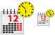 Scheduling appointments icons