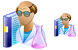 Scientist icons