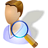 Search Patient with Shadow icon