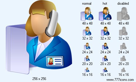 Secretary Icon Images