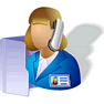 Secretary with Shadow icon
