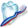 Sound Tooth with Shadow icon