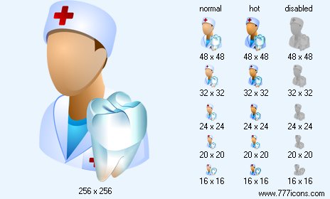 Stomatologist Icon Images