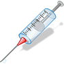 Syringe with Shadow icon