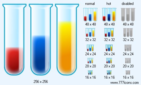 Test Tubes Icon Images