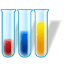 Test Tubes with Shadow icon