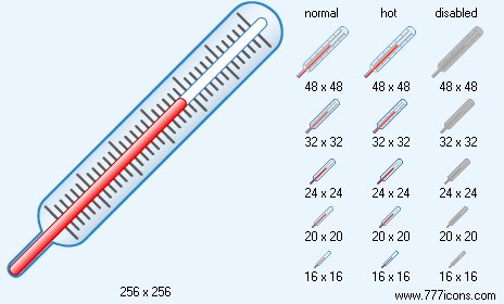 Thermometer Icon Images