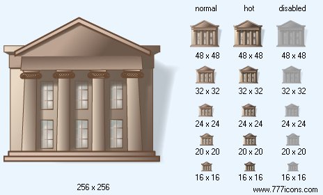 University with Shadow Icon Images